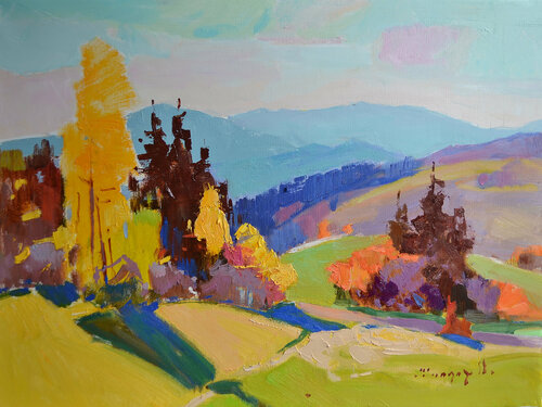 Tenderness of autumn von Alexander Shandor, Malerei kaufen auf Singulart