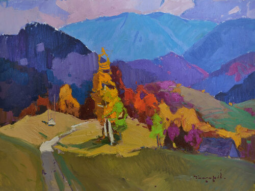 Cold October di Alexander Shandor, Pittura in vendita su Singulart