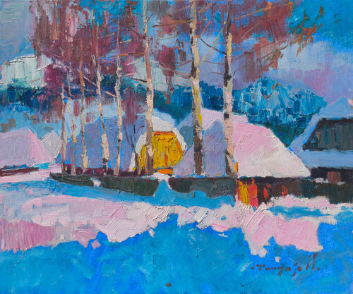 Frosty Day van Alexander Shandor, Schilderij te koop op Singulart
