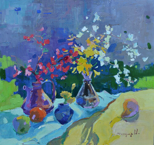 Spring color par Alexander Shandor, Peinture en vente sur Singulart