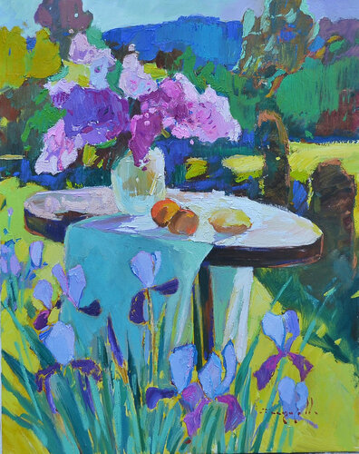 Charming aroma around par Alexander Shandor, Peinture en vente sur Singulart