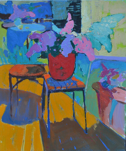 Still Life in the Interior by Alexander Shandor, 油畫 for Sale on Singulart