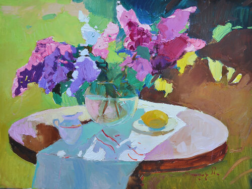 Fragrant Bouquet van Alexander Shandor, Schilderij te koop op Singulart