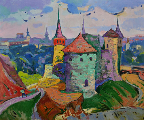 The spirit of Ukraine Kamianets - Podilskyi de Alexander Shandor, Pintura a la venta en Singulart