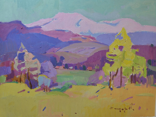 Snow melts par Alexander Shandor, Peinture en vente sur Singulart