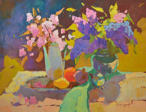 Splashes of the Sun par Alexander Shandor, Peinture en vente sur Singulart