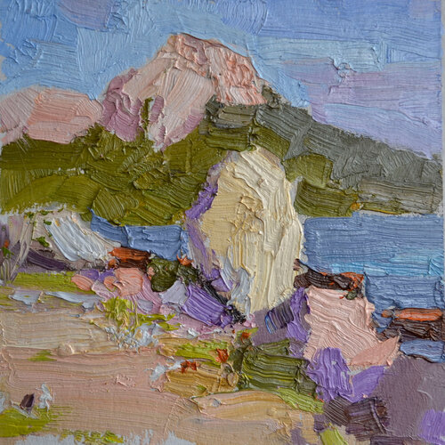 Etude 30 _ Oil on Cardboard Alexander Shandor