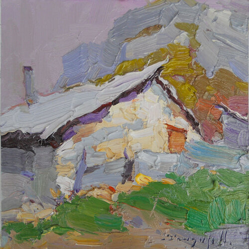 Etude 2 _ Oil on Cardboard Alexander Shandor