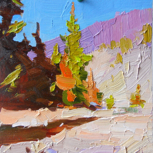 Etude 3 _ Oil on Cardboard Alexander Shandor
