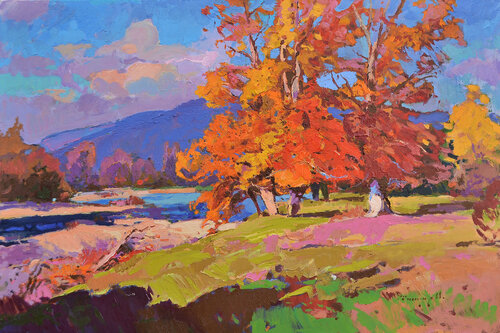 October day par Alexander Shandor, Peinture en vente sur Singulart