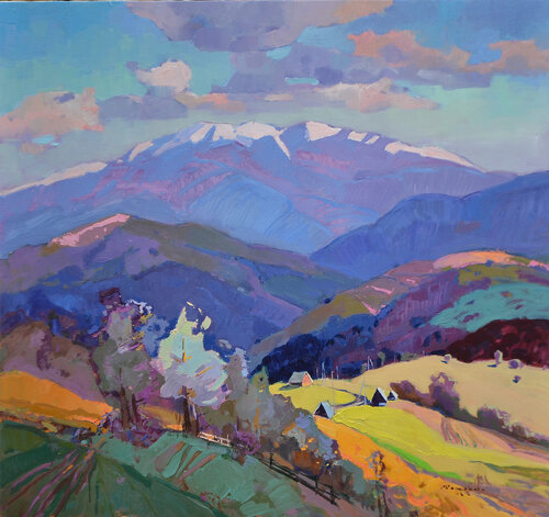 The awakening of spring di Alexander Shandor, Pittura in vendita su Singulart