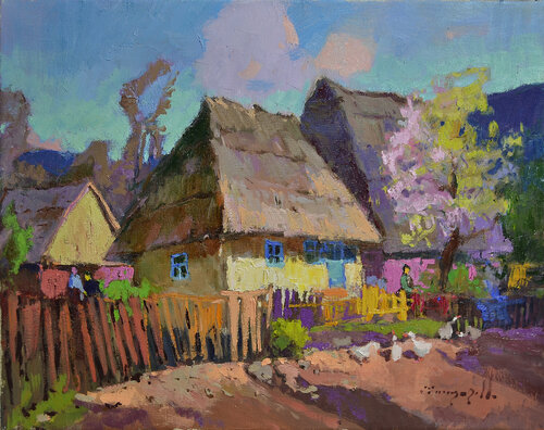 Don't cry geese and ducks di Alexander Shandor, Pittura in vendita su Singulart