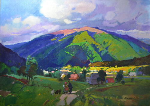 The end of summer by Alexander Shandor, Painting for Sale on Singulart