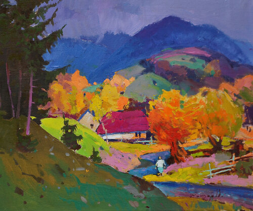 Amazing Verkhovyna de Alexander Shandor, Pintura a la venta en Singulart