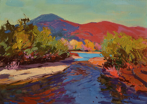 The evening is burning away Alexander Shandor