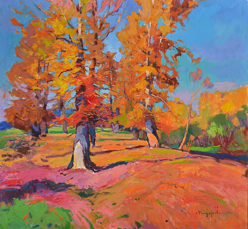 The Enchanted Trees de Alexander Shandor, Pintura a la venta en Singulart