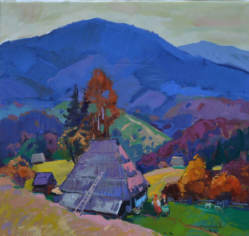 Around the House di Alexander Shandor, Pittura in vendita su Singulart