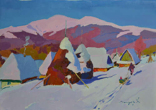 Visiting van Alexander Shandor, Schilderij te koop op Singulart