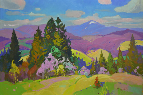 Breath of Spring par Alexander Shandor, Peinture en vente sur Singulart