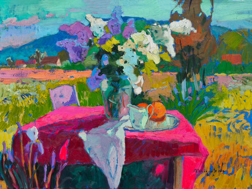 Everything Blossomed van Alexander Shandor, Schilderij te koop op Singulart