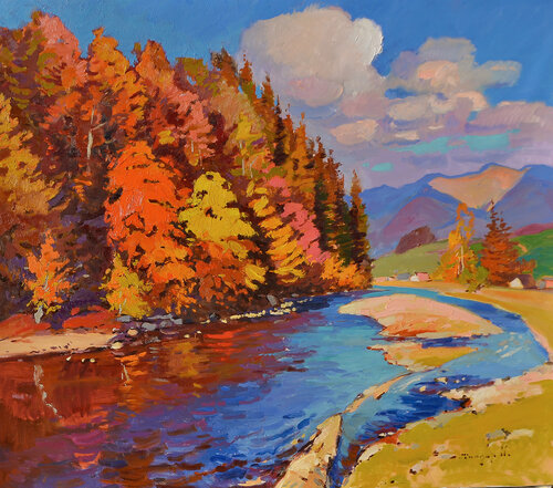 Enchanted River par Alexander Shandor, Peinture en vente sur Singulart