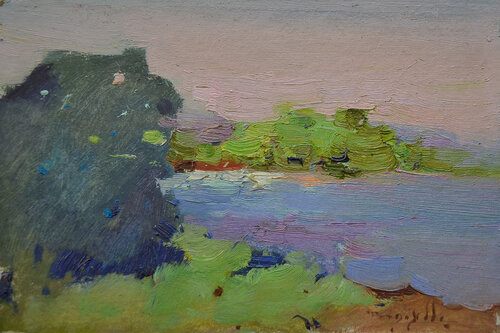 Summer at the River von Alexander Shandor, Malerei kaufen auf Singulart