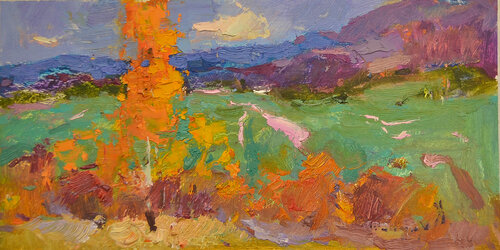 Autumn Sketch van Alexander Shandor, Schilderij te koop op Singulart