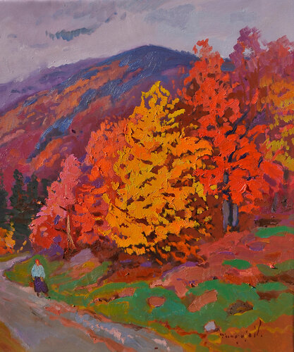 Under the Wing of the Mountains von Alexander Shandor, Malerei kaufen auf Singulart