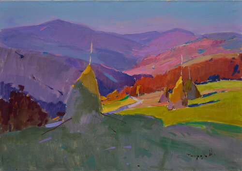 Breath of the Mountains di Alexander Shandor, Pittura in vendita su Singulart