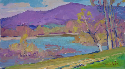 Spring Shore di Alexander Shandor, Pittura in vendita su Singulart
