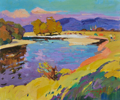 Summer Memories van Alexander Shandor, Schilderij te koop op Singulart