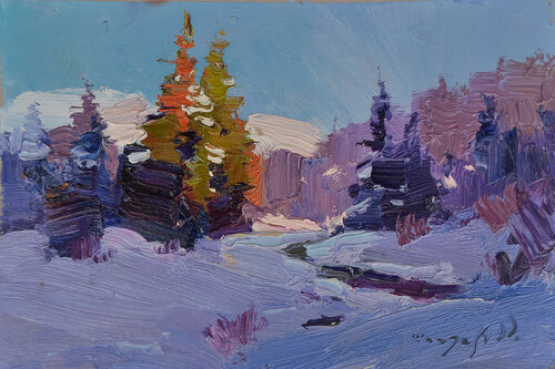 Snow Carpathian von Alexander Shandor, Malerei kaufen auf Singulart