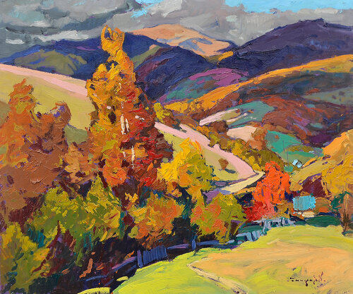 Kolochava Valleys von Alexander Shandor, Malerei kaufen auf Singulart