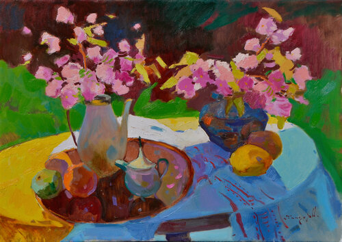 Sakura Melody par Alexander Shandor, Peinture en vente sur Singulart