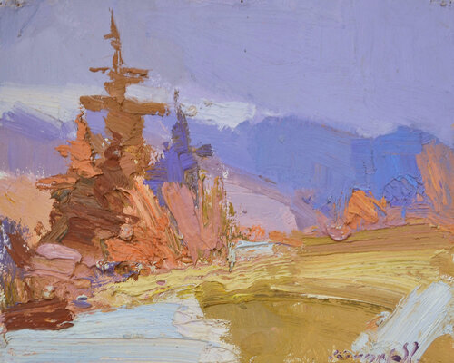 Old Spruce di Alexander Shandor, Pittura in vendita su Singulart