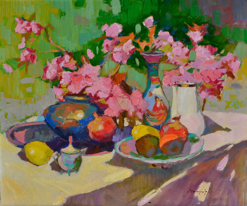 Japanese Spring di Alexander Shandor, Pittura in vendita su Singulart