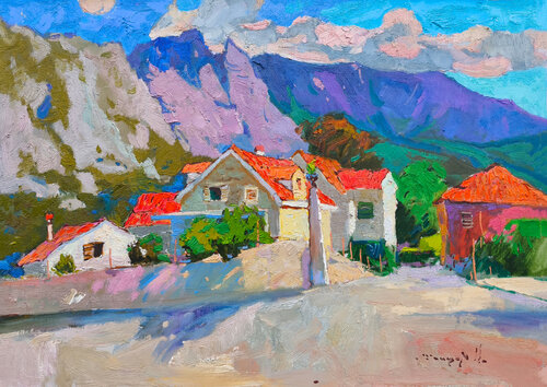 Red Roofs Alexander Shandor