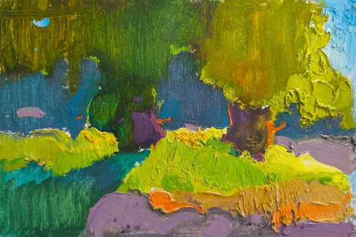 In the Shade di Alexander Shandor, Pittura in vendita su Singulart