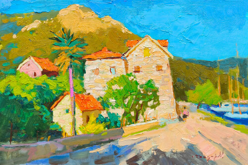 Old Town de Alexander Shandor, Pintura a la venta en Singulart