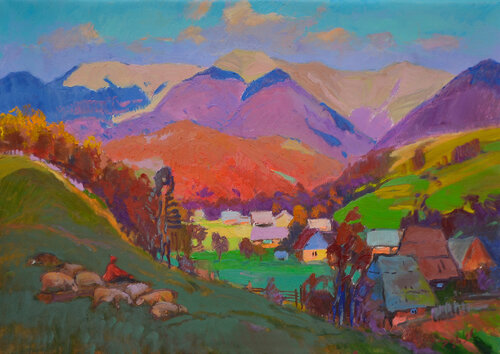 Mountain Silence von Alexander Shandor, Malerei kaufen auf Singulart