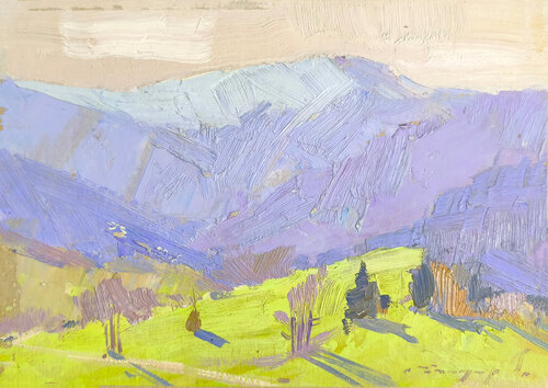 Carpathians di Alexander Shandor, Pittura in vendita su Singulart