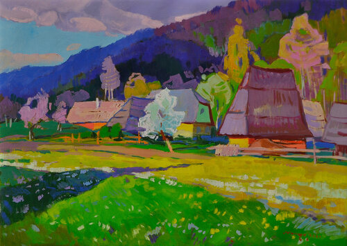 Spring Synevyr de Alexander Shandor, Pintura a la venta en Singulart