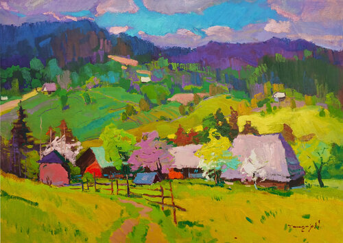 Spring in the Village Alexander Shandor