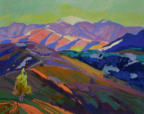 On The Pass by Alexander Shandor, Painting for Sale on Singulart