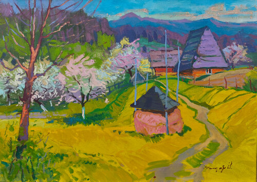 Time of Bloom by Alexander Shandor, Painting for Sale on Singulart