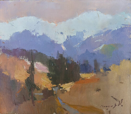 Borzhava Valley de Alexander Shandor, Pintura a la venta en Singulart