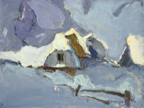 Coldly par Alexander Shandor, Peinture en vente sur Singulart