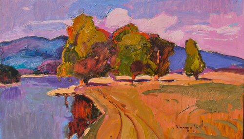 Old Trees van Alexander Shandor, Schilderij te koop op Singulart
