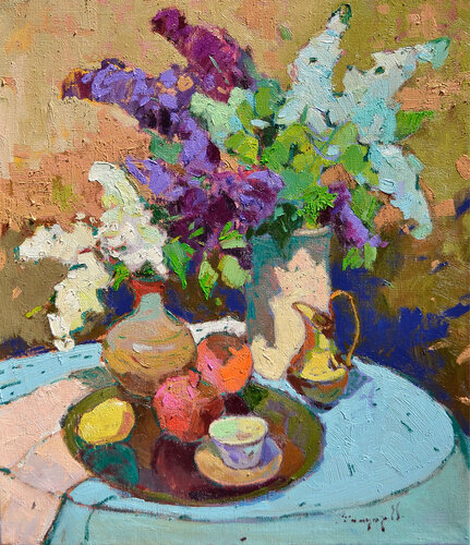 Tenderness of May van Alexander Shandor, Schilderij te koop op Singulart