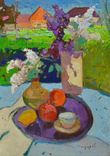 Field Silence van Alexander Shandor, Schilderij te koop op Singulart